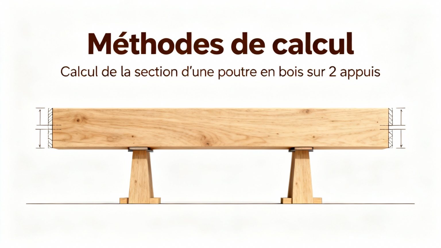 Calcul de la section d’une poutre en bois sur 2 appuis Audiodidacte — free download