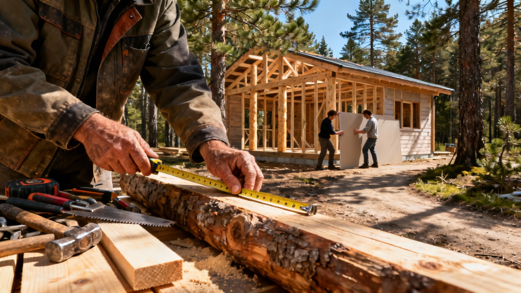 Construire un chalet sans permis de construire 40m2 : guide complet