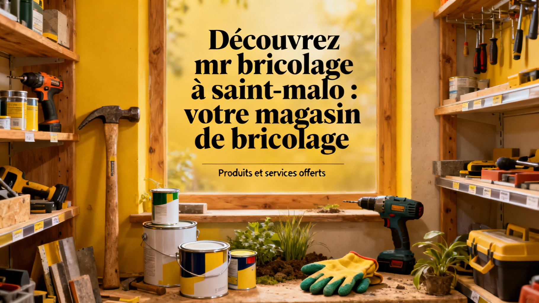 Découvrez mr bricolage à saint-malo : votre magasin de bricolage 1 Produits et services offerts