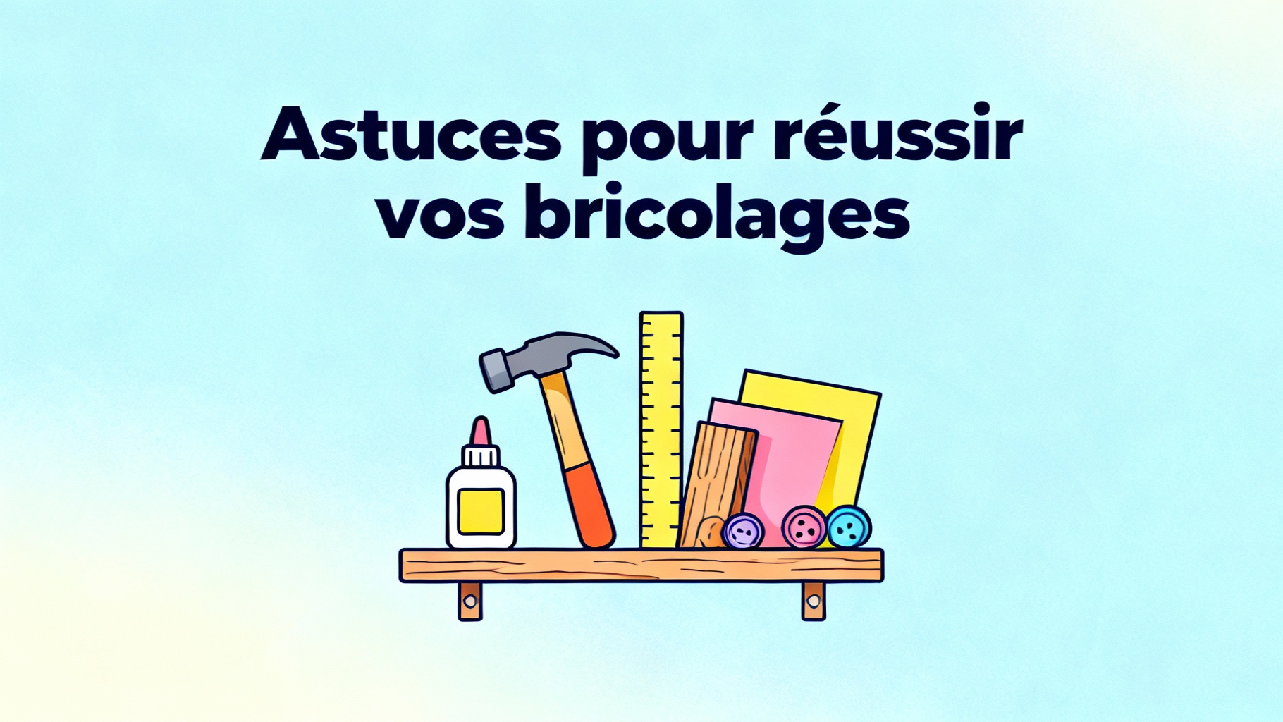 Astuces pour réussir vos bricolages