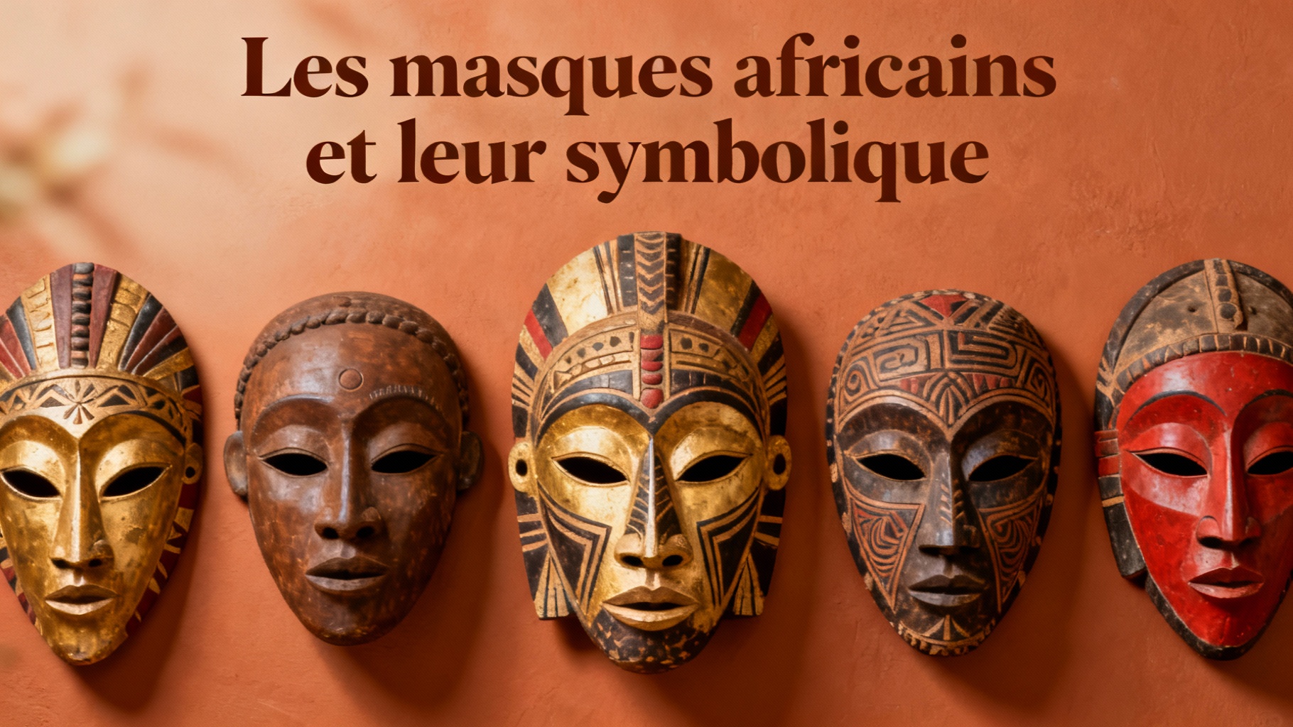 Les masques africains et leur symbolique