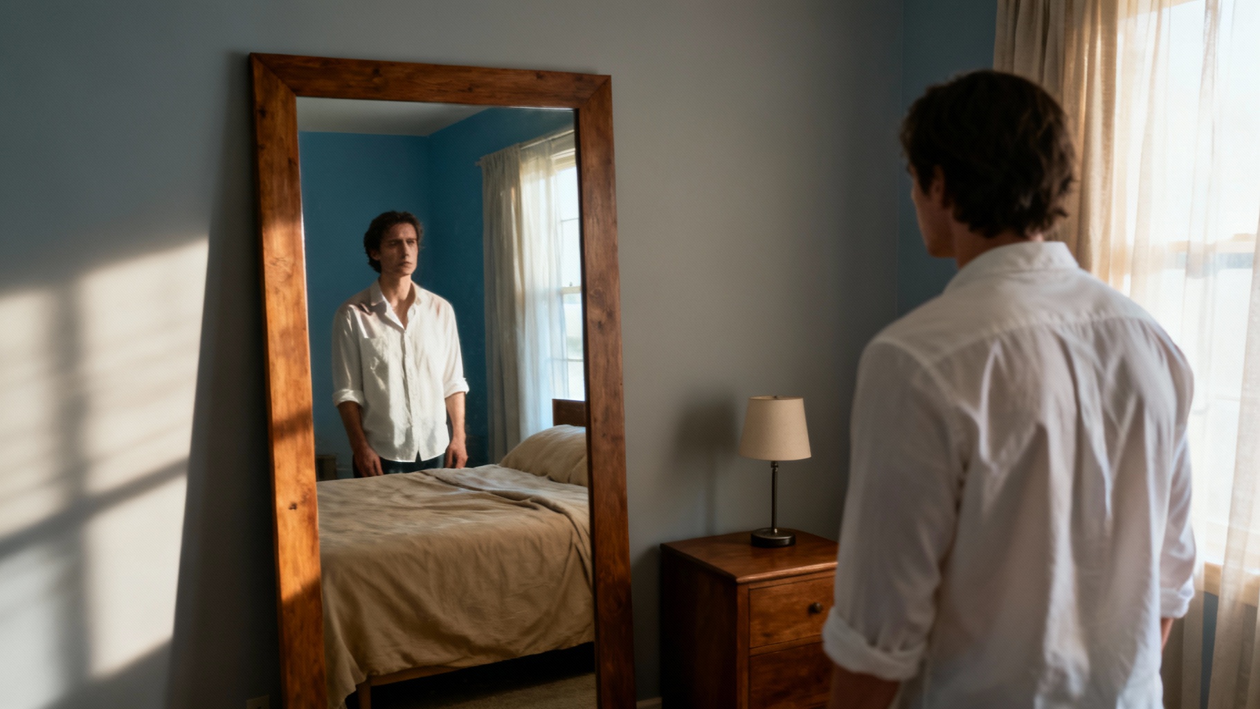 Miroir dans une chambre : esprit serein ou source de troubles ?