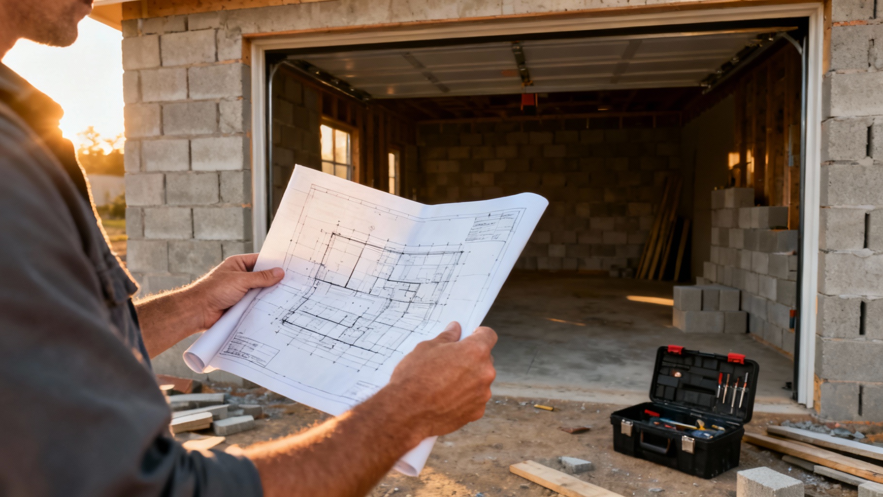 Téléchargez votre plan de garage en parpaing gratuit