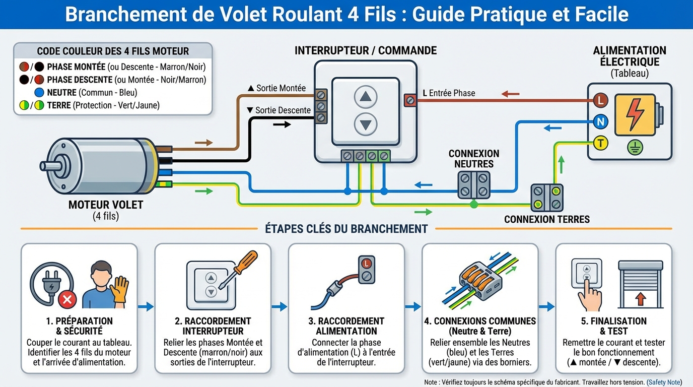 Étapes du branchement