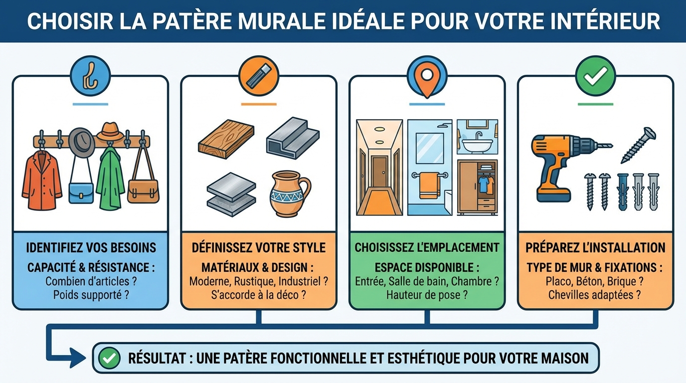 Comment choisir votre patère murale