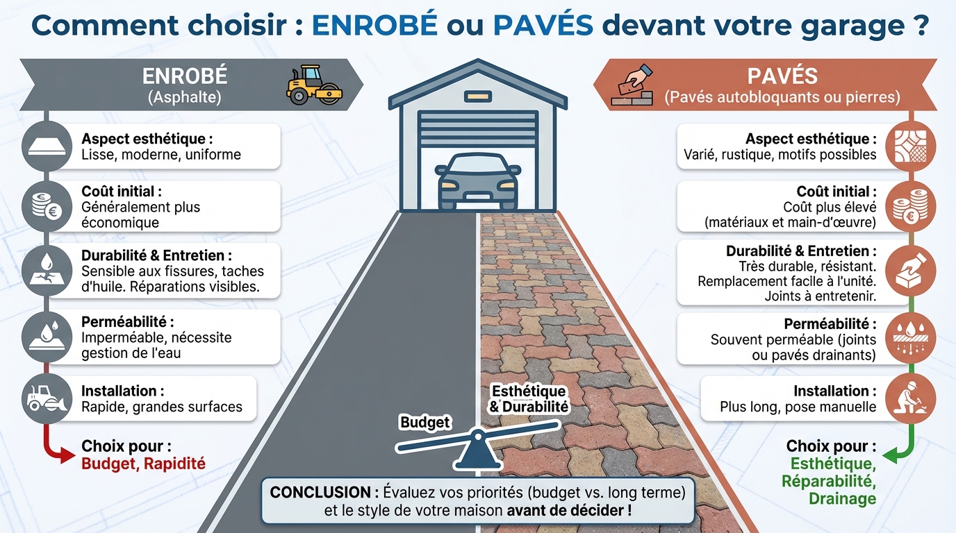 Les avantages des pavés