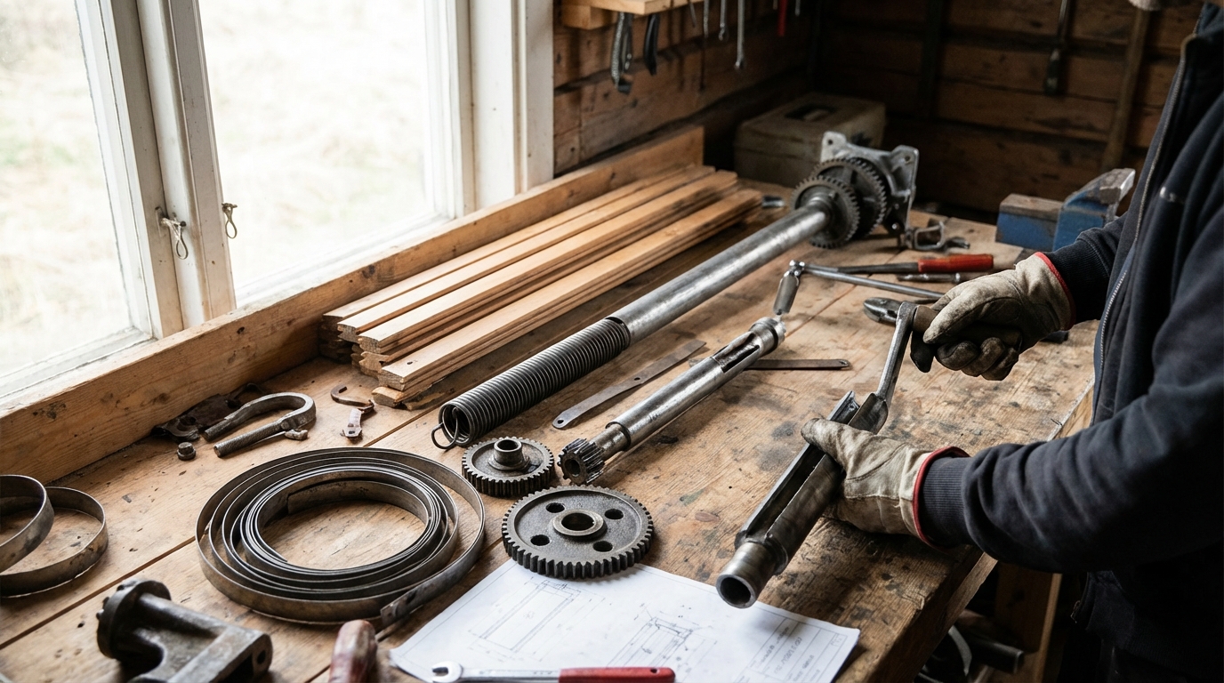 Comprendre le mécanisme d'un volet roulant manuel : schéma explicatif