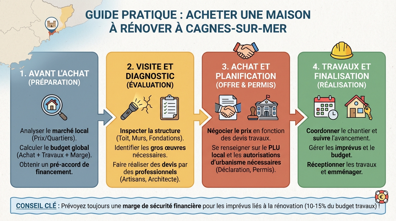 Les prix des maisons à rénover à Cagnes-sur-Mer