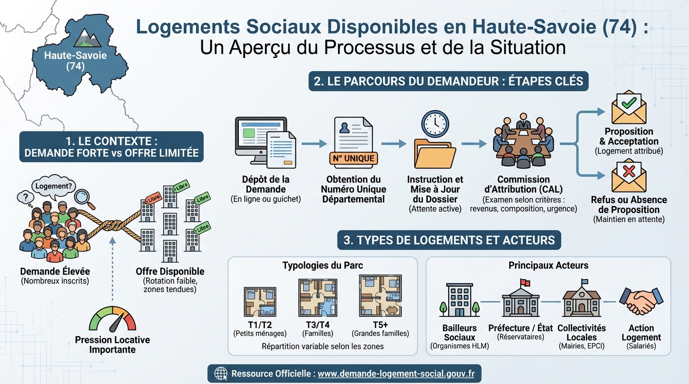 Les types de logements sociaux disponibles