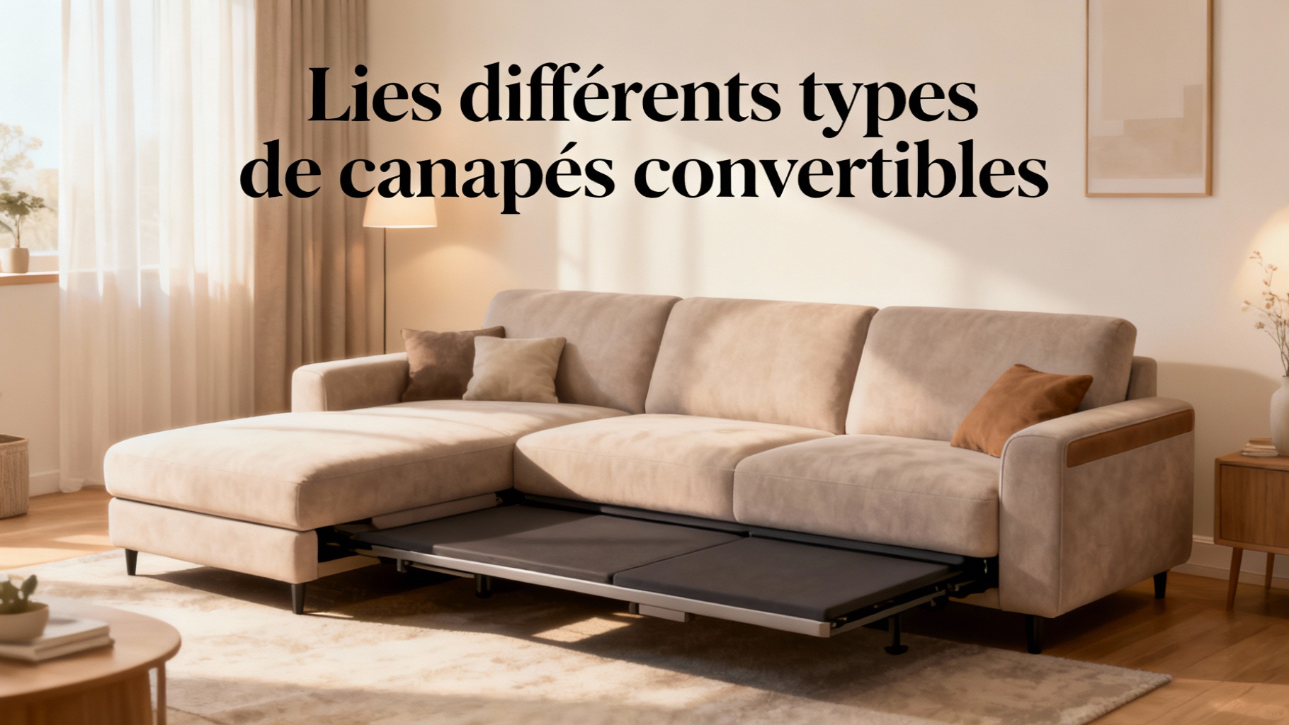 Les différents types de canapés convertibles