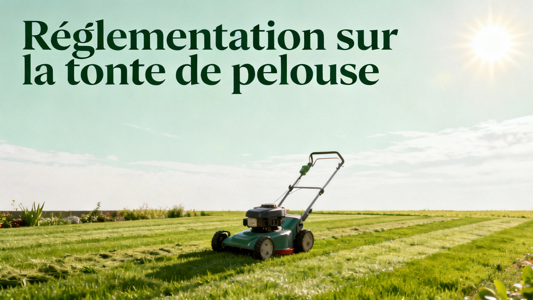 Réglementation sur la tonte de pelouse